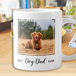 Taza De Café Gigante Foto del mejor Mascota de Dog Dad