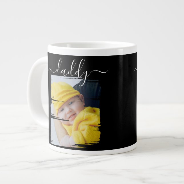 Taza De Café Gigante Foto: Día del Padre Personalizado (Izquierda)