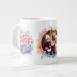 Taza De Café Gigante Foto feliz del día de la madre