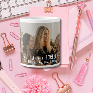 Taza De Café Gigante Foto Panorámica Moderna Amigas Por Siempre