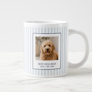 Taza De Café Gigante Foto personalizada de perro favorito tamaño jumbo