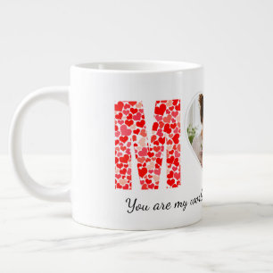 Taza De Café Gigante Foto personalizada del Día de la Madre