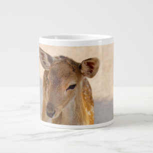 Taza De Café Gigante Fotografía caprichosa de ciervos del bosque