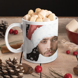 Taza De Café Gigante Fotos divertidas Navidades personalizados