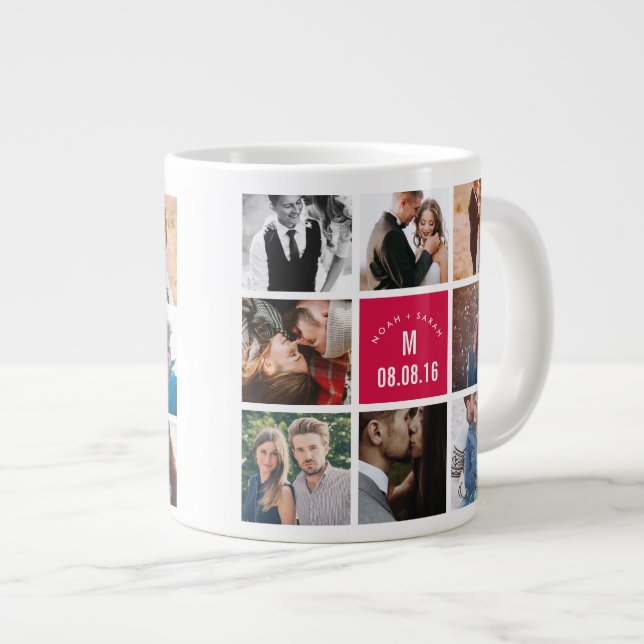 Taza De Café Gigante Fotos personalizadas de Mug Married (Derecha)