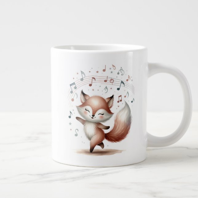 Taza De Café Gigante Fox-Jumbo Mug (Derecha)