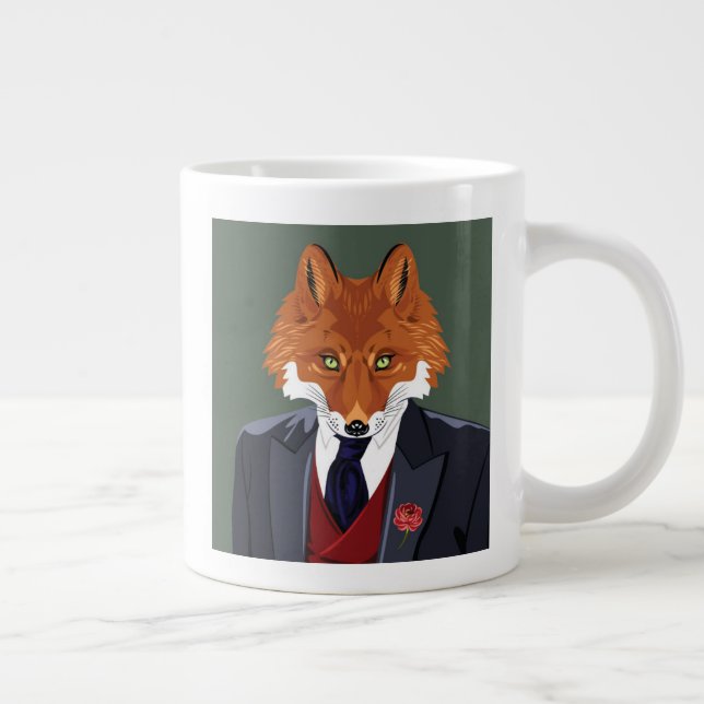 Taza De Café Gigante Foxy Portrait (Derecha)