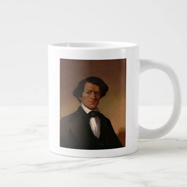 Taza De Café Gigante Fr3d3rick Bailey Douglass: Leyenda de derechos civ (Derecha)