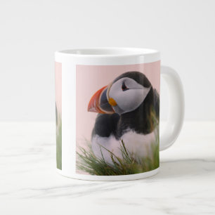 Taza De Café Gigante Frailecillo atlántico (Fratercula arctica)
