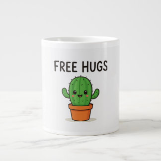 Taza De Café Gigante Free hugs mug