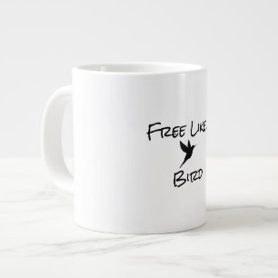 Taza De Café Gigante Free Like a Bird Specialty Mug