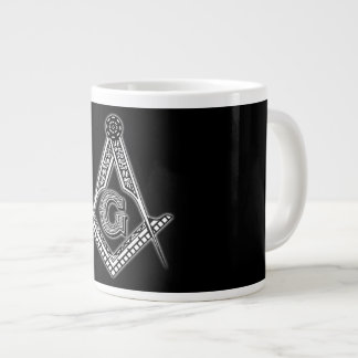 Taza De Café Gigante Freemason (negro)