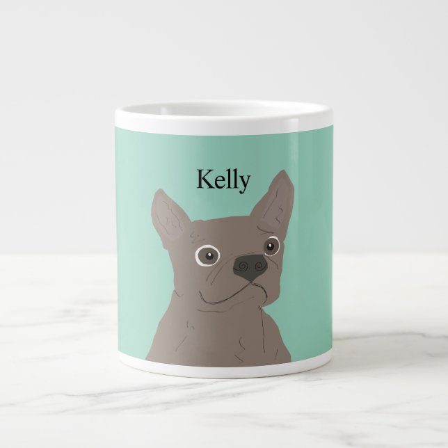 Taza De Café Gigante French Kisses (Frente)