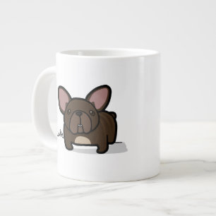 Taza De Café Gigante Frenchie Brindle