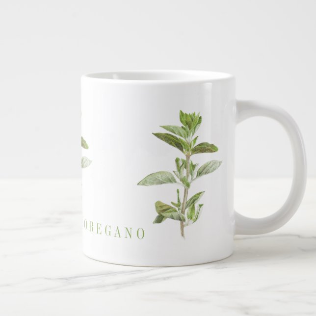 Taza De Café Gigante FRESH OREGANO Big Mug (Derecha)