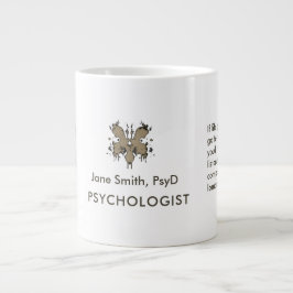 Taza De Café Gigante Freud Caricature for Psychologists & Mental Health