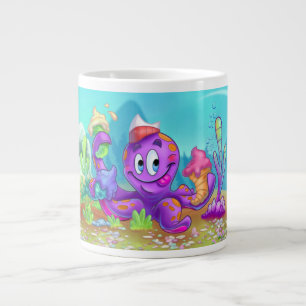 Taza De Café Gigante FriendFish personalizado lindo 