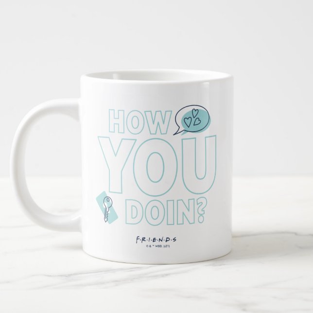 Taza De Café Gigante FRIENDS™ | ¿Cómo estás? (Izquierda)