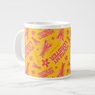 Taza De Café Gigante FRIENDS™   Eres Mi Langosta Patrón Vibrante