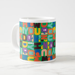 Taza De Café Gigante FRIENDS™   Patrón Vibrante 'How You Doin''