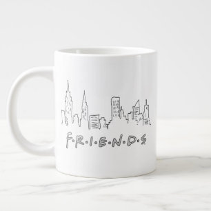 Taza De Café Gigante FRIENDS™   Silueta de la Ciudad de Nueva York