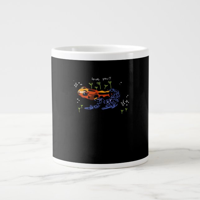 Taza De Café Gigante Frog Who Loves You Simple Classic Style (Frente)