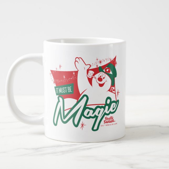 Taza De Café Gigante Frosty el muñeco de nieve - Debe ser magia (Izquierda)