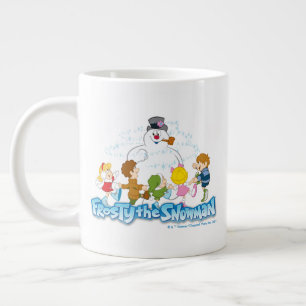 Taza De Café Gigante Frosty the Snowman™ Jugar con escarcha y niño