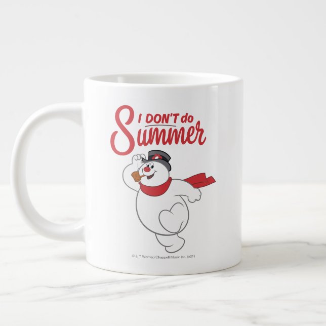 Taza De Café Gigante Frosty the Snowman™ | No hago verano (Izquierda)