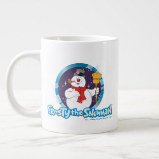 Taza De Café Gigante Frosty the Snowman™ | Retrato escarchado mágico