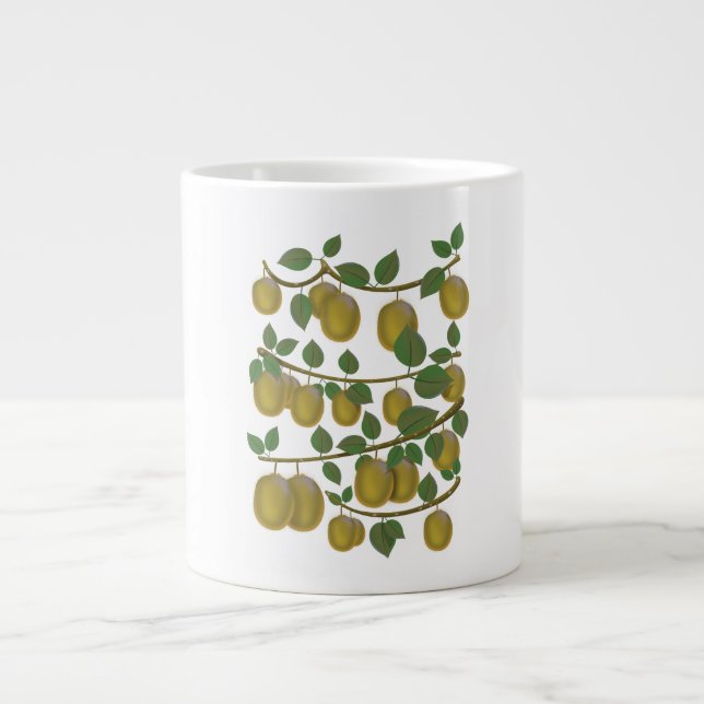 Taza De Café Gigante Fruta de kiwi (Frente)