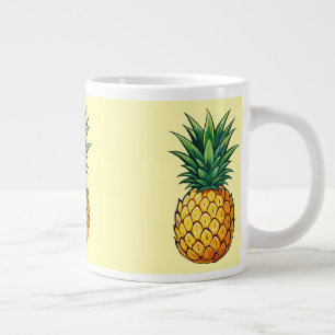 Taza De Café Gigante Fruta de piña