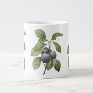 Taza De Café Gigante Frutas Comestibles Antiguas, Ciruelas de Jardín Mo