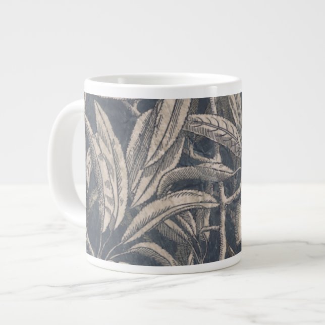 Taza De Café Gigante Frutas y flores de vintage (Izquierda)