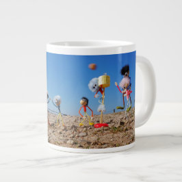 Taza De Café Gigante Fubby's die korfballen, winnen of verliezen.