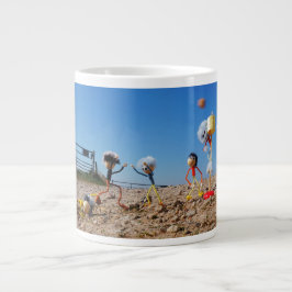 Taza De Café Gigante Fubby's die korfballen, winnen of verliezen.