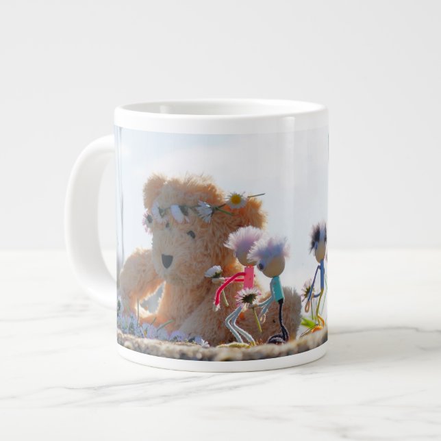 Taza De Café Gigante Fubby's die madeliefjes naar een Beer brengen. (Izquierda)