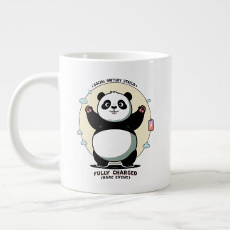 Taza De Café Gigante Fully Charged Rare Event – Social Battery
