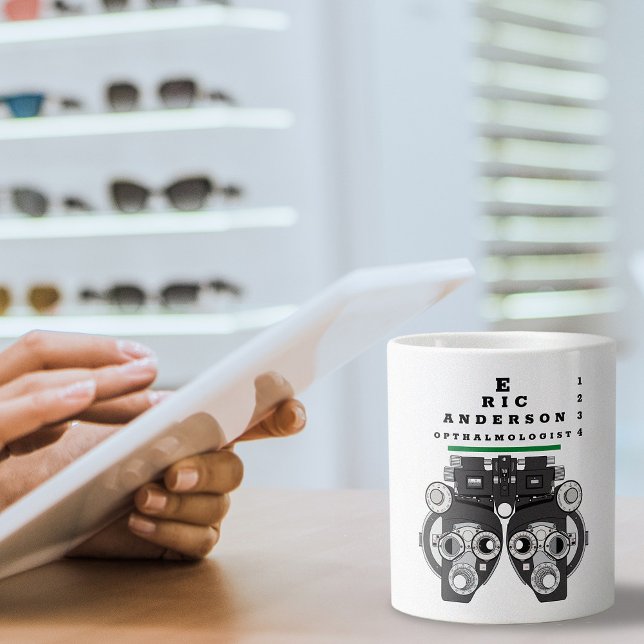 Taza De Café Gigante Fun Eye Care Profesional Phoropter (Subido por el creador)