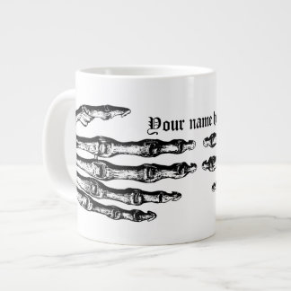 Taza De Café Gigante Fun skeletal Halloween
