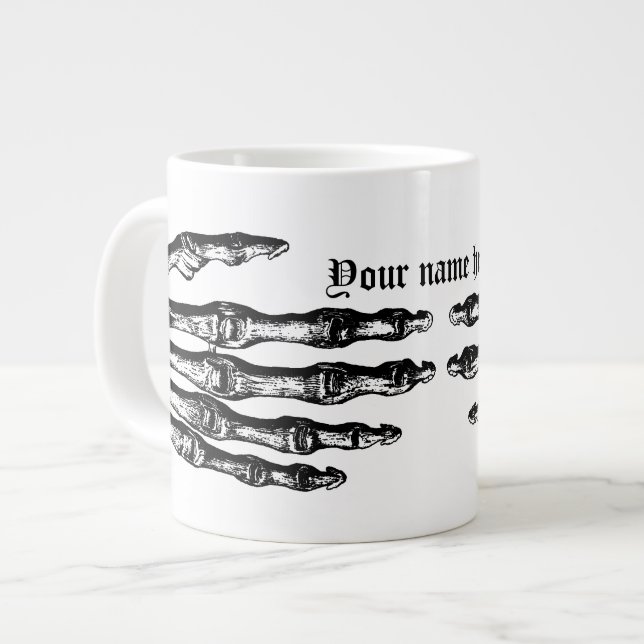 Taza De Café Gigante Fun skeletal Halloween (Izquierda)