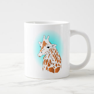 Taza De Café Gigante funky giraffe lovers mug
