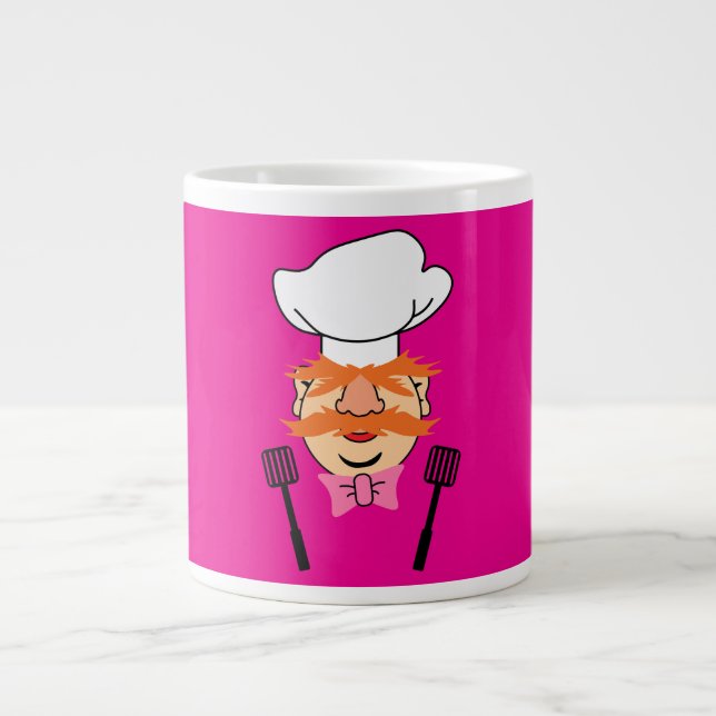 Taza De Café Gigante Funny Chef Sueco (Frente)