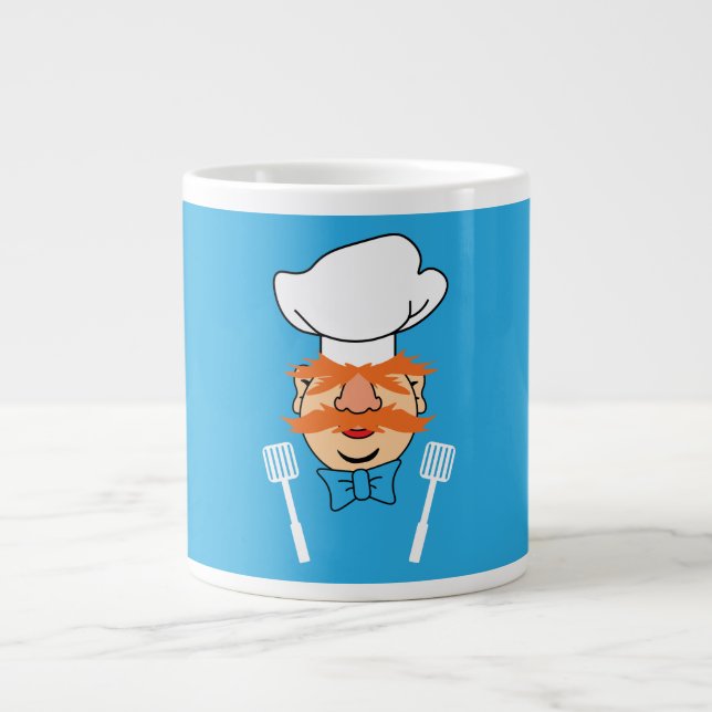 Taza De Café Gigante Funny Chef Sueco (Frente)