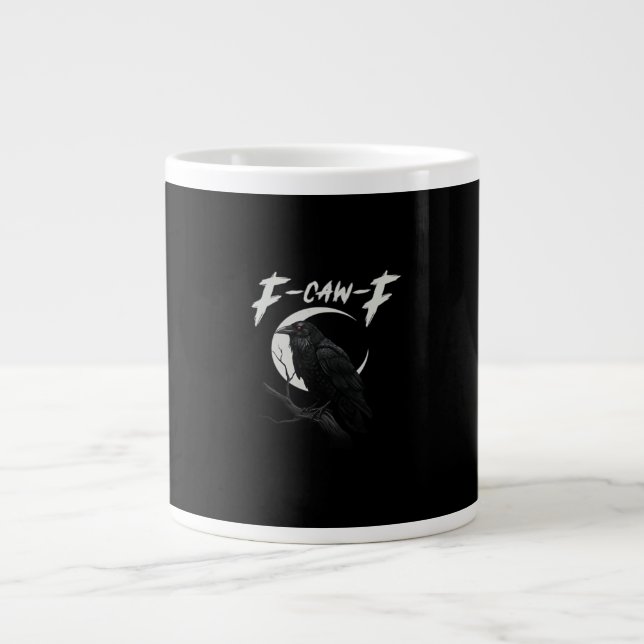 Taza De Café Gigante Funny Crow Essential Creative Casual (Frente)