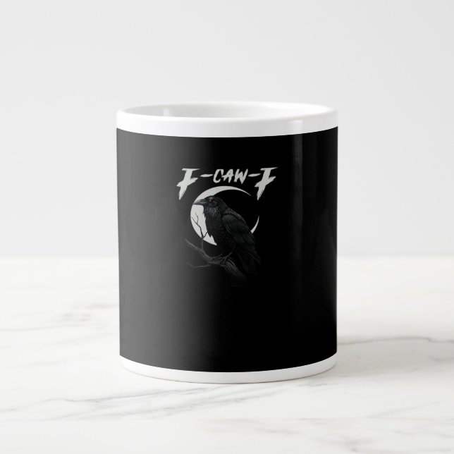Taza De Café Gigante Funny Crow Essential Retro Classic (Frente)