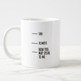 Taza De Café Gigante Funny Humor Coffee Quote Mood Big Mug