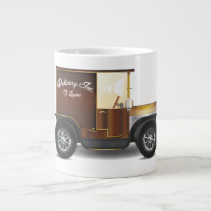 Taza De Café Gigante Furgoneta de reparto antigua