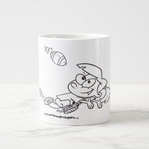 Taza De Café Gigante Fútbol: Jumbo Mug