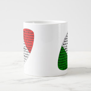 Taza De Café Gigante Futbolistas De Estados Unidos Italiano